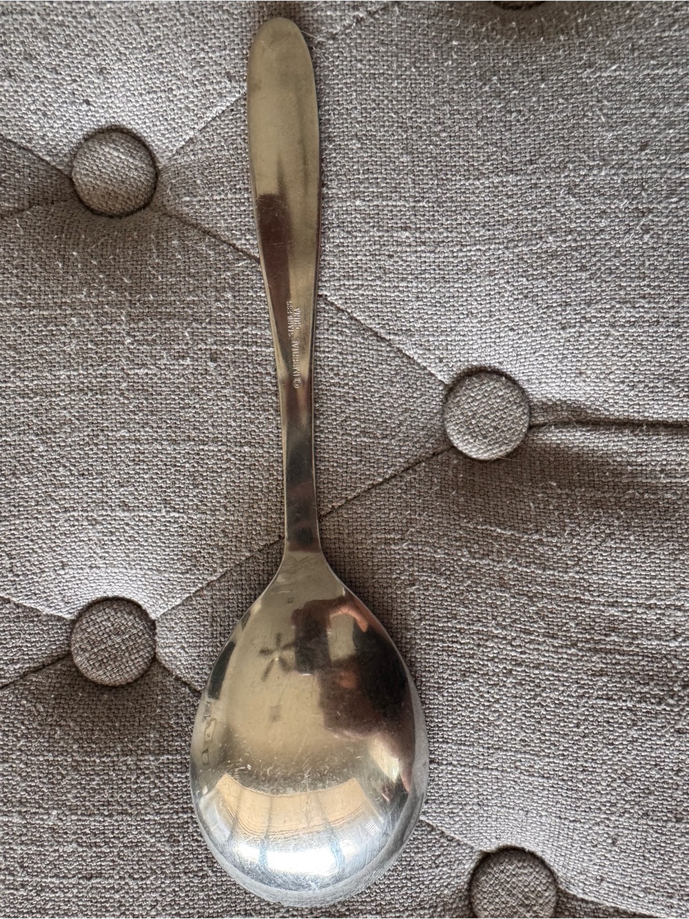 Stainless Steel Serving Spoon - Silver Finish